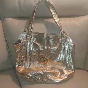 Pulcati gold metallic purse
